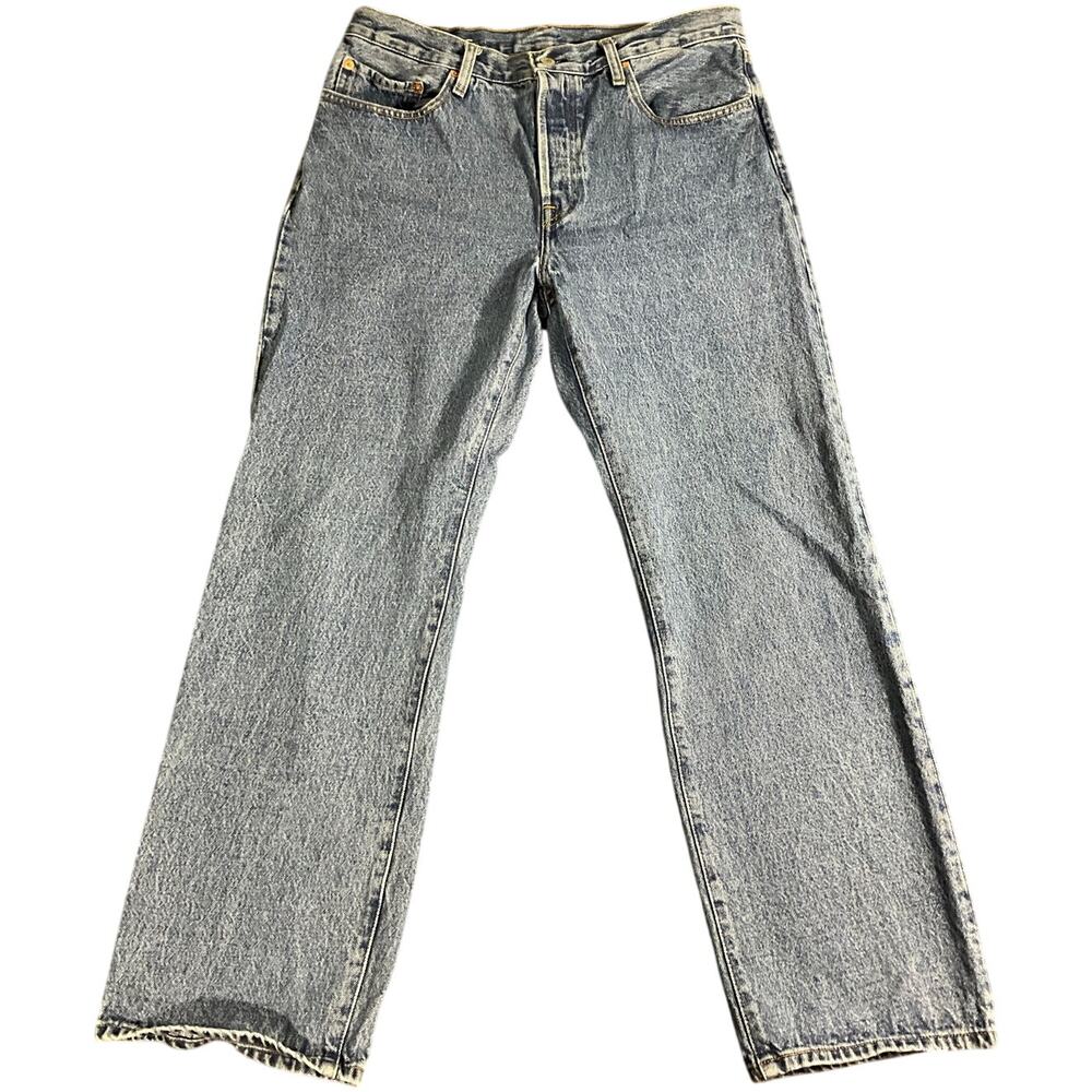 Men's Women's Vintage Rare LEVIS 501 '90 Big E Jeans 30 X 30 Medium Wash